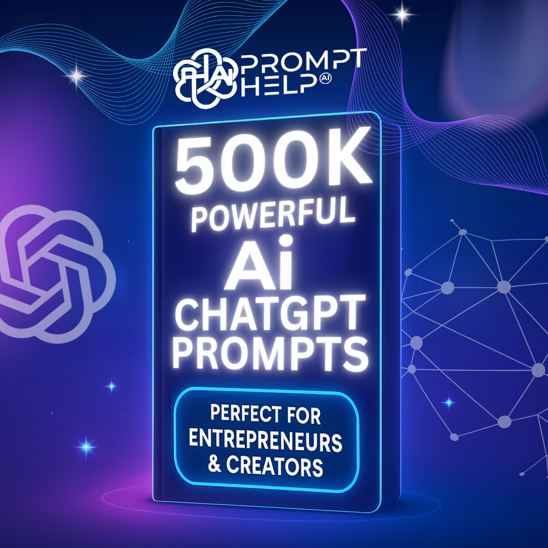 500K ChatGPT AI prompts
